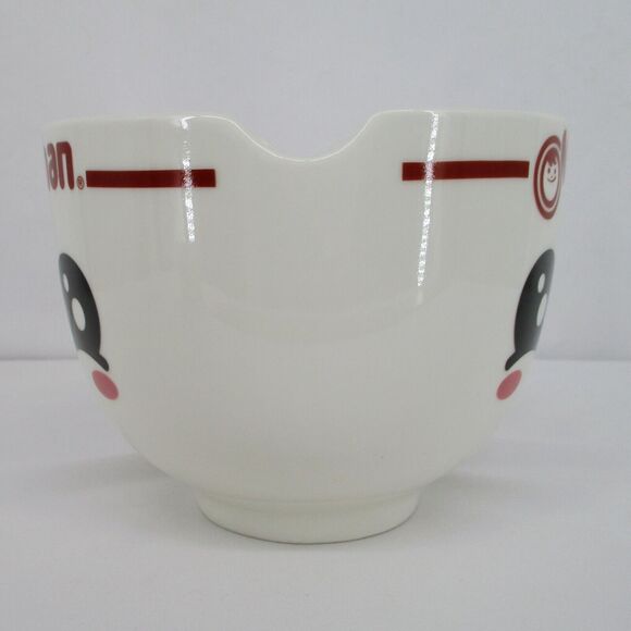 Maruchan Ramen Noodle Bowl Built in Chopsticks Holder Ceramic - Picture 3 of 6